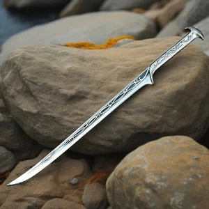 Viking Sword Thranduil Custom Made Carbon Steel Long Blade Replica Tv Movie SF49 - Picture 1 of 5