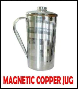 Original Magnetic Copper Jug with Lid-Slimming For Good Digestion Minerals Water - Picture 1 of 4