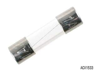 OEX ELECTRONIC GLASS FUSE 1A 5mm x 20mm LONG PACK OF 10 ACX1533 - Picture 1 of 4