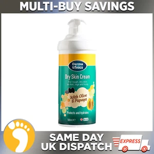 Crema hidratante para la piel Dermatonics 500 ml - 10% aceite de oliva urea - pies patas cuerpo - Imagen 1 de 5