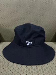 New Era Youth Kids Bucket Hat Black L/XL Rare Good Condition - Picture 1 of 4