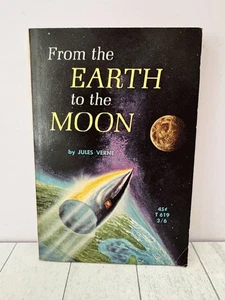 From The Earth To The Moon Verne Scholastic (T619) Space Fantasy 1969 4th MMP - Picture 1 of 4