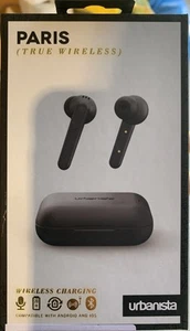 Urbanista Paris in Ear Kopfhörer Bluetooth 5 Android Und iOS Schwarz TEL Anruf - Bild 1 von 3