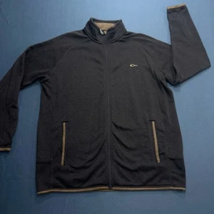 DRAKE WATERFOWL HERITAGE KNITTED FLEECE FULL ZIP JACKET COAT BROWN MEDIUM - Picture 1 of 11