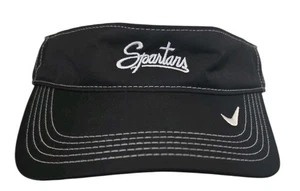 Nike Golf Dri-FIT Unisex Black Swoosh Visor MSU MICHIGAN STATE SPARTANS  - Picture 1 of 9