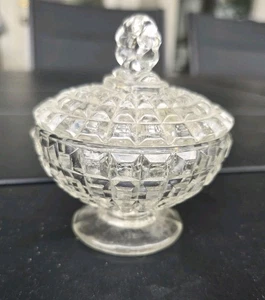 Fostoria Crystal American 3" Gelee mit Deckel - Bild 1 von 3