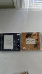 Juego de 2 juegos de tatuajes de flores de cristal de Swarovski de la década de 2000 nunca usados - Imagen 1 de 3