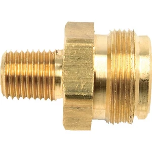 MR. HEATER 1 In.-20 MTCT x 1/4 In. MPT Brass LP Cylinder Adapter F273755 MR. - Picture 1 of 1