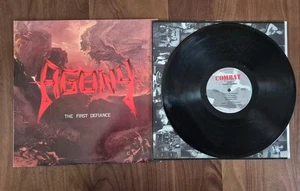 Agony The First Defiance Vinyl LP Record 1988 original Combat 1st press NM r174 - Foto 1 di 3