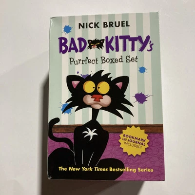 Bad Kitty's Purrfect Boxed Set Seven Chapter Books Plus Journal LIKE NEW - Image 1 of 4
