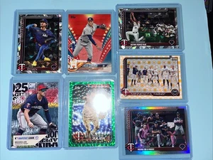 2018 Topps Independence Day /76 Carlos Correa | 2025 Topps Joe Ryan 🪙 Diamanté - Picture 1 of 23