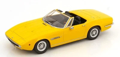 Maserati Ghibli Spyder  Giallo + tettuccio 1969 1:18 KK SCALE  KKDC181303 - Immagine 1 di 4