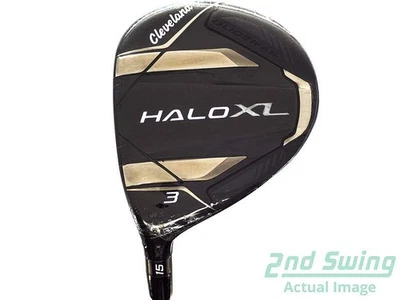 Mint Cleveland HALO XL Fairway Wood 3 Wood 3W 15° Graphite Regular Left 43.75in - Image 1 of 4