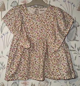 Girls Age 9-10 Years - Vertbaudet Pretty Floral Top - Picture 1 of 3