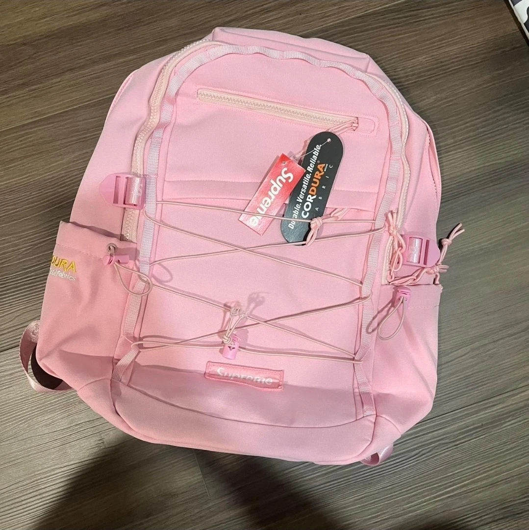 25SS Supreme Backpack Light Pink シュプリーム Supreme Logo