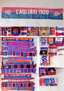 gr2- SCIARPA CAGLIARI 1920 - CAGLIARI CALCIO. Misura cm 115 e altri gadget - Foto 1 di 24