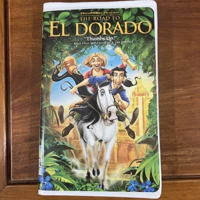 The Road to El Dorado (VHS, 2000, DreamWorks) Rosie Perez/Kevin Kline #83669 - Image 1 of 4