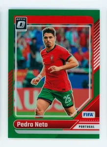 2024-25 Pedro Neto Panini Donruss Optic FIFA Green Holo Portugal Card 5/5 - Picture 1 of 3