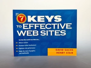 The 7 Keys to Effective Web Sites | David Sachs and Henry Stair | paperback 1997 - Picture 1 of 2