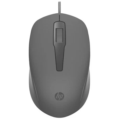 HP 150  Maus Kabelgebunden   Optisch Schwarz 3 Tasten 1600 dpi - Bild 1 von 4