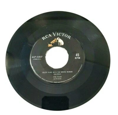 Eddy Arnold & His Guitar-Seven Years / The Prisoners Song 7"  - Image 1 of 2