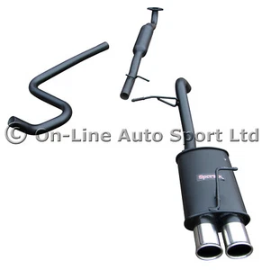 SPORTEX Exhaust System with Silencer Delete Twin 3" Tips Fiesta Mk7 1.0 Ecoboost - Picture 1 of 1