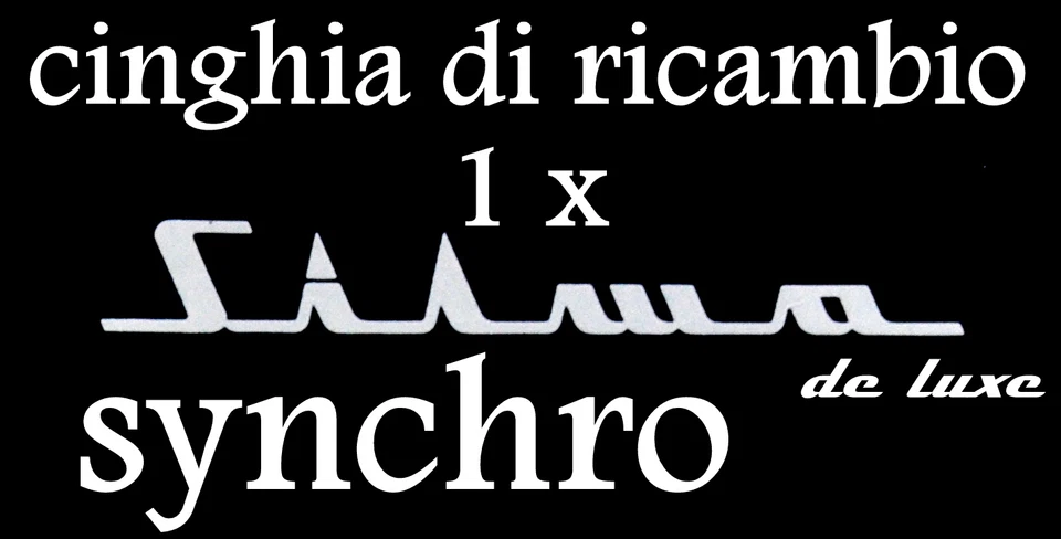 ★ CINGHIA DI RICAMBIO MOTORE  1 x PROIETTORE SUPER 8 mm SILMA DE LUXE SYNCHRO ★ - Immagine 1 di 1