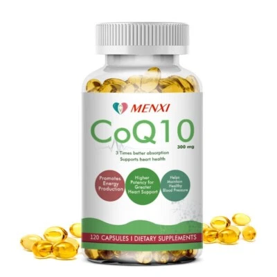 NATURE'S LIVE Coenzym Q10 COQ 10 hochdosiert 300mg Tagesportion 120 Kapseln für 4 Monate