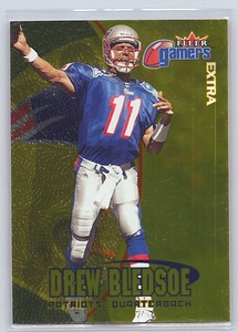 2000 FLEER GAMERS #24 DREW BLEDSOE EXTRA NEW ENGLAND PATRIOTS