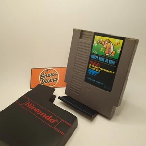 Donkey Kong Jr Math (European Version) Nintendo NES Cartridge - (PAL B EEC) - Foto 1 di 6