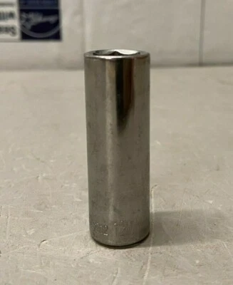 KD Tools 516212 Deep 12mm 6-Point Socket 1/4" Drive Made in USA - Image 1 of 4