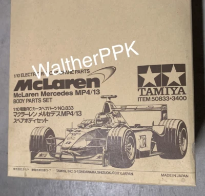 New Rare 1/10 Scale Tamiya McLaren Mercedes MP4/13 F1 RC F103RS Body 50833 - Image 1 of 4