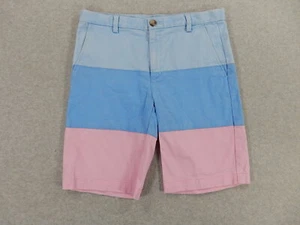 Vineyard Vines 3 Tone Summer Preppy Shorts (Boy's Size 18) Blue/Pink - Picture 1 of 4