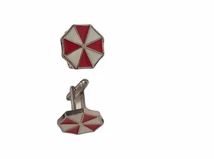 Resident Evil UMSCHIRM LOGO Metall/Emaille Oberfläche MANSCHETTENKNÖPFE - Bild 1 von 1