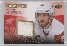 2014-15 Upper Deck Trilogy Tryptichs Jerseys /400 Henrik Zetterberg #T-DRW3