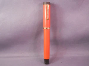 Parker Vintage Senior Duofold Pen Red Hard Rubber working--fine point - Picture 1 of 5
