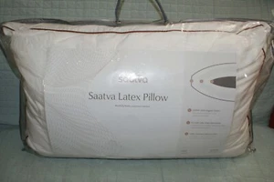 1-Saatva Latex Kissen Queen: 28” x 18” Standard Loft Neu Schneller Versand - Bild 1 von 3