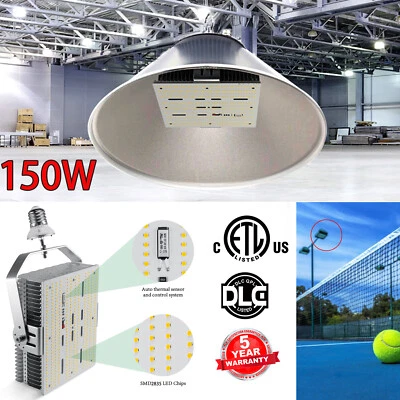 Packing Lot Warehouse Shoebox Canopy Fixture Retrofit Kit Bulb 150Watt LED Light - Image 1 of 4