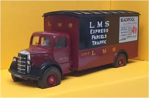 Corgi 1/50 Scale 97120 - Bedford O Series Van "LMS" - Maroon - Picture 1 of 5