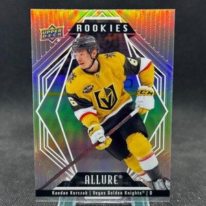 2022-23 Upper Deck Allure Kaedan Korczak Base Rookie Vegas Golden Knights #123