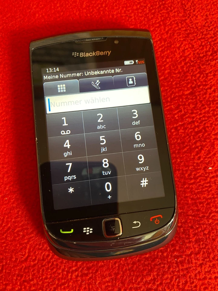 BlackBerry  Torch 9800 Slider - 4 GB - Schwarz (Ohne Simlock) guter Zustand - Bild 1 von 4