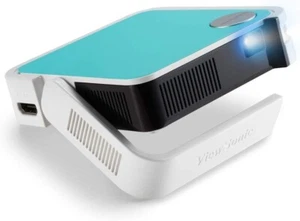 M1 Mini Plus LED Portable Projector with WVGA, 120 LED Lumens, JBL Speaker - Picture 1 of 9