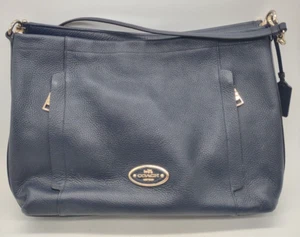 Coach 34312 Schultertasche One Belt 2WAY Leder dunkelblau - Bild 1 von 8