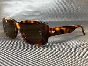 McQ MQ0301S 002 Havana Rectangle 57 mm Men's Sunglasses