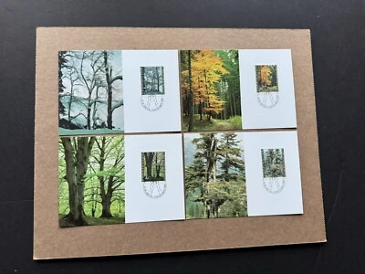 Liechtenstein FDC Maximum Card (MK19) 1980 Forest of Four Seasons #691-93 +Cute - Image 1 of 2