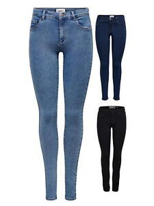 Only Damen Jeans-Hose OnlRain Skinny-Fit Regular-Waist Stretch XS- XL 30L 32L