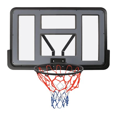 44" Basketball Backboard and Rim Shatterproof Polycarbonate Universal Mounting - Image 1 of 4