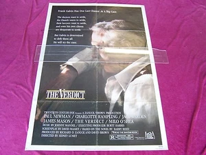20th Century-Fox' 1982 Movie, "THE URTEIL" Original One Sheet Movie Poster - Bild 1 von 1