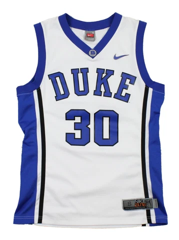 Duke Blue Devils Nike Elite #30 NCAA Basketball Jersey Size Small Cover