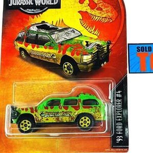 Jurassic World 93 FORD EXPLORER #4 Matchbox Jurassic Park diecast smashed SUV - Picture 1 of 4